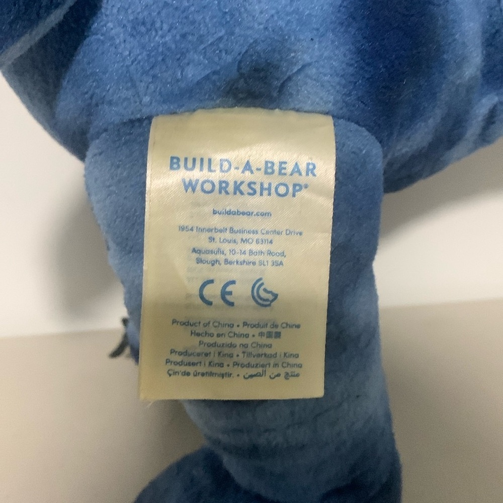 Build A Bear Workshop BAB Blue T-Rex Dinosaur Plush  Stuffed Animal - Picture 5 of 6